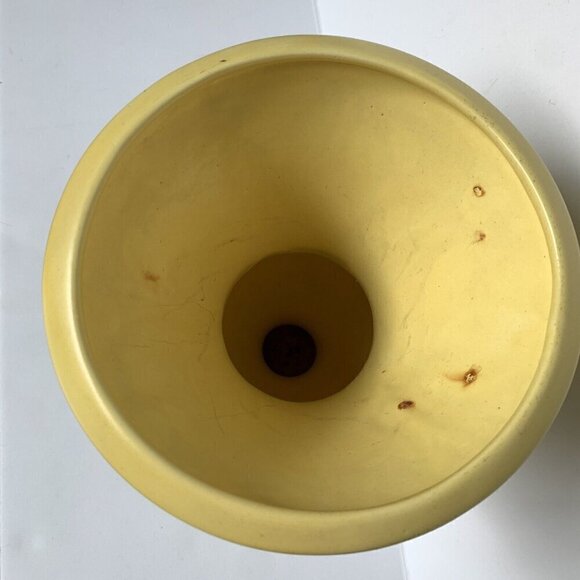 Haeger Pottery Yellow Large Vase MCM 9" Ceramic - Picture 7 of 8